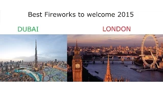 London & Dubai New Year Fireworks 2015