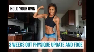 Hold Your Own Ep 1: 3 Weeks Out Physique Update & Full Day Of Eating