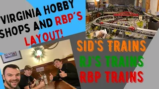 Hobby Shop Hop: Episode 2: Tiny Tim's & Toy Trains and Collectibles plus stop at RBP Train's Layout!