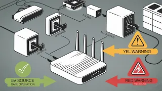 DIY Чи згорять 9 вольтові роутери від напруги 5, 12-14.8 вольт. #pc75l #diyua