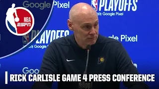 Rick Carlisle credits ‘concentration and focus’ for Pacers’ Game 4 win vs. Knicks | NBA on ESPN