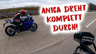 Sie fährt das erste Mal über 200km/h!