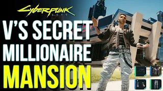 Cyberpunk 2077 - How To Find V's Secret Millionaire Mansion & Premium Outfit! (Cyberpunk 2077 Tips)