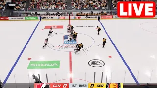 ICE HOCKEY LIVE🔴 Canada vs Germany | 2023 IIHF World Championship Final - 28th May 2023 Match NHL23