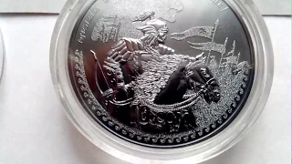 Коллекционные монеты серии "Эпоха Кыргызского каганата" / Kyrgyz kaganat coins