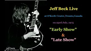 In Memory of Jeff Beck: Live in Toronto 1975 [Early Show & Late Show]