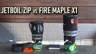 Jetboil zip vs Fire Maple Star fm x-1 интегрированные системы готовки пищи в походе тест джетбойл