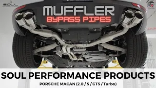 Soul Performance - Resonated Muffler Bypass for Porsche Macan (Install & Sound)