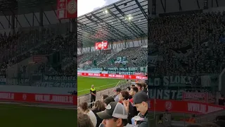 27.08.2023 Preußen Münster Fans bei Rot-Weiss Essen
