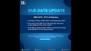 DIR - 3 KYC