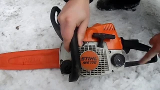 Обзор бензо пила STIHL MS170