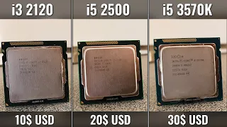 i3 2120 vs i5 2500 vs i5 3570K | How Much Have LGA 1155 CPUs Developed?