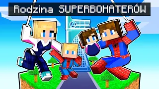 MINECRAFT, ale RODZINA SUPERBOHATERÓW! 🕷️🕸️