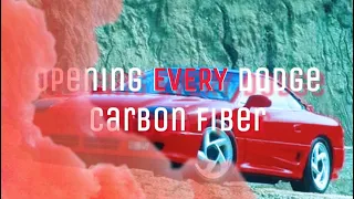OPENING EVERY SINGLE DODGE CARBON FIBER ON OFFER | TOP DRIVES