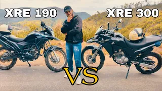 XRE 300 ABS 2021 VS XRE 190 2020 - QUAL COMPRAR ?