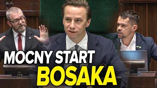 Debiut Marszałka Krzysztofa Bosaka w SEJMIE! Czy poradził sobie z presją?