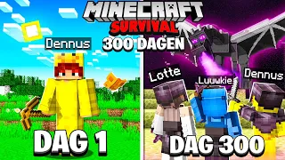 MINECRAFT SURVIVAL Totdat De ENDER DRAGON Is VERSLAGEN Met VRIENDEN!