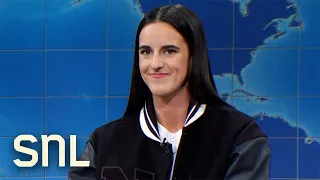 Weekend Update: Caitlin Clark on the WNBA Draft - SNL