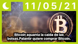 Bitcoin aguanta la caída de las bolsas.Palantir quiere comprar Bitcoin.