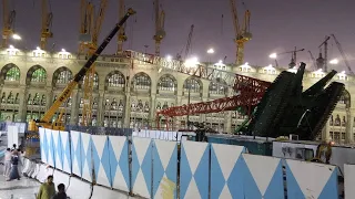 Very strong thunderstorm in Makkah ||Heavy Rain in #haram