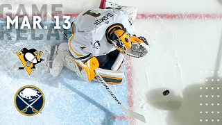 Game Recap: Penguins vs. Sabres (03.13.21) | Casey DeSmith's 24-Save Shutout