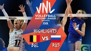 BEL vs. RUS - Highlights Week 1 | Women's VNL 2021