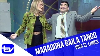 Viva el Lunes | Diego Maradona baila tango con Cecilia Bolocco