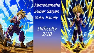 Kamehameha/ Super Saiyan/ Goku Family Team vs the Legendery Goku Event Dokkan Battle -3 in 1 go-