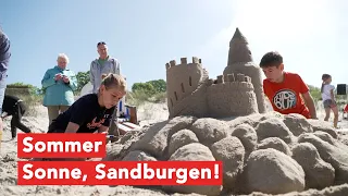 Großer Sandburgenwettbewerb auf der Insel Poel