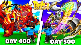 500 Ngày Minecraft SIÊU TỐI THƯỢNG Pixelmon Thu Phục SIÊU ĐẤNG TOÀN NĂNG ARCEUS !!