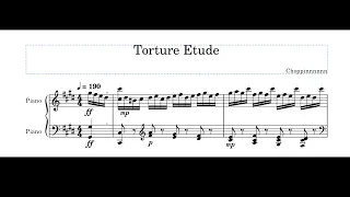 Chopin Torrent Etude (Op 10 No 4) but I got distracted