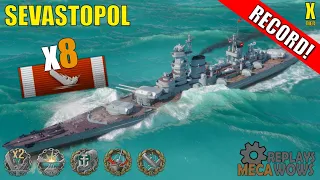 Sevastopol 8 Kills & 237k Damage | World of Warships Gameplay