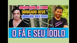 FÁBIO GOMES AGRADECE JASON FONTANA pela música dos 100 mil inscritos do seu canal SEGUNDA VOZ E CIA