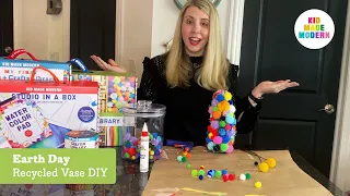 Kids DIY Earth Day Crafts 🌎 Recycle Arts and Crafts Tutorial for Kids - Kid Made Modern