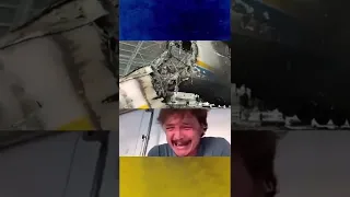 Pedro Pascal crying on destroyed Antonov An-225 Mriya