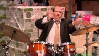 Drummer Steve Moore vs Kevin from The Office