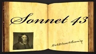 Sonnet 43 by Elizabeth Barrett Browning - Poetry Reading