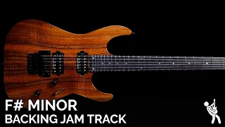 Epic Melodic Rock Guitar Backing Track Jam in F# Minor / A Major | 120 BPM