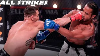 Michael Chandler vs Benson Henderson - All Significant Strikes