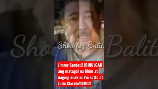 Jimmy Santos!! Binasag na Ang katahimikan at IBINULGAR ang naging anak nila ni Vic Sotto at Julia!!