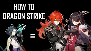 How to Dragon Strike | Claymore Xiao | Plunge like xiao | Dragon Strike Diluc Guide