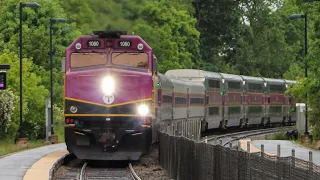 Long MBTA Commuter Rail Trains