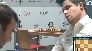 Magnus Carlsen Misses A Tactic Vs Shakhriyar Mamedyarov!