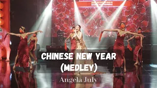 ANGELA JULY | CNY Celebration - Imlek (Vocal and Harp Live Performance)