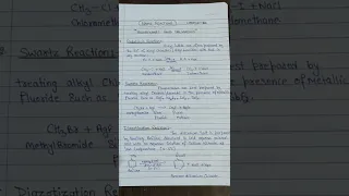 Haloalkane and Haloarene All important name Reactions Class 12 Chemistry Chapter 10|#shorts