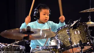 Wright Drum School - William Zhang - Pharrell Williams - Happy - Drum Cover