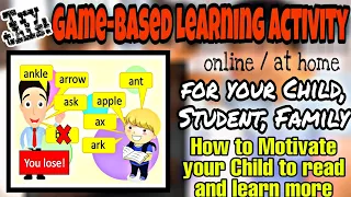 GAME BASED LEARNING ACTIVITY FOR KIDS TO ADULT | How to Motivate Your Child & Student |Cher Ey Bi Si