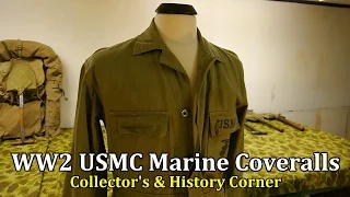 World War 2: USMC One Piece Marine Coveralls | Collector's & History Corner