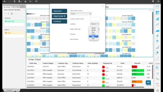 VitaraCharts Calendar Visualization MicroStrategy