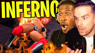 I Challenged BDE to a WWE INFERNO MATCH & This Happened!